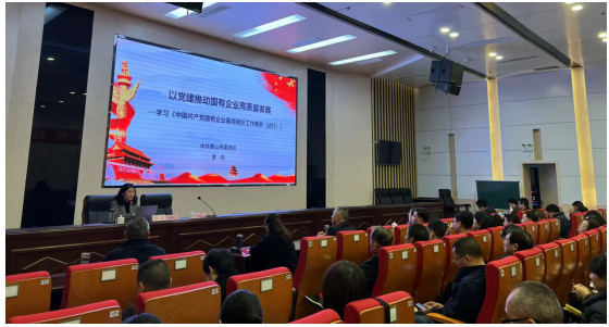 以党建推动ga黄金甲娱乐平台网站企业高质量发展